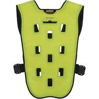 Chill-Its 6685 Dry Evaporative Cooling Vest with Zipper Closure, X-Small, High Visibility Lime-Yellow GTA Hardware Inc