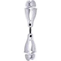 Squids 3420 Swiveling Glove Clip Holder with Dual Clips GTA Hardware Inc