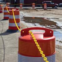 Chaîne de barri&egrave;re en plastique, Vert, Maillon de 2", 100' de long GTA Hardware Inc