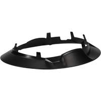 Bordure large compl&egrave;te &agrave; agrafe pour casque d'alpiniste RZRBack, blanc GTA Hardware Inc