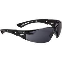 Lunettes de s&eacute;curit&eacute; Rush + BSSI, Lentille Fum&eacute;e/Gris, Antibu&eacute;e/Anti-&eacute;gratignures, ANSI Z87+ GTA Hardware Inc