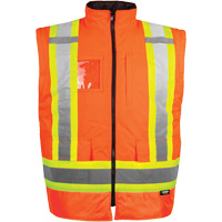 High-Visibility 7-in-1 Jacket, Polyester, High Visibility Orange, X-Small GTA Hardware Inc