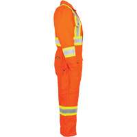 Salopette en canevas doubl&eacute;e haute visibilit&eacute;, Petit, Orange haute visibilit&eacute; GTA Hardware Inc