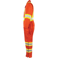 High-Visibility Unlined Coveralls, Small, High Visibility Orange GTA Hardware Inc