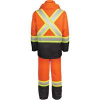 High-Visibility 150-Deniers Rain Suit, Polyester, Small, High Visibility Orange GTA Hardware Inc