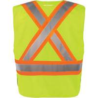 High-Visibility 5-Point Tear Away Vest, High Visibility Orange, Medium/Small, Polyester GTA Hardware Inc