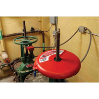Dispositif de verrouillage coulissant pour vanne &agrave; opercule, Type Volant GTA Hardware Inc