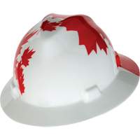 Casque de protection V-Gard &agrave; fentes s&eacute;rie Canadian Freedom, Suspension Rochet, Non ventil&eacute; GTA Hardware Inc