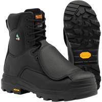 Bottes de travail Vulcan avec protecteur m&eacute;tatarsien &agrave; l'ext&eacute;rieur, Cuir, Taille 5, Imperm&eacute;able GTA Hardware Inc