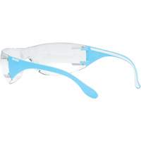 Lunettes de s&eacute;curit&eacute; bleu/blanc Adapt Lite, Lentille Transparent, Antibu&eacute;e/Anti-&eacute;gratignures, ANSI Z87+/R&eacute;pond ou surpasse la norme CSA Z94.3 GTA Hardware Inc