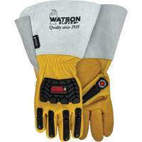 Gants r&eacute;sistants &agrave; leau Storm Trooper, Petit, Paume en Cuir de vache, Poignet Manchette GTA Hardware Inc