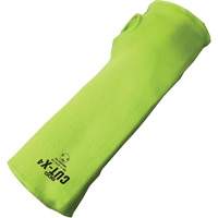 Manchette r&eacute;sistante &agrave; la coupe avec ouverture pour le pouce Cut-X, Fibre de verre/Poly&eacute;thyl&egrave;ne, 10", ASTM ANSI niveau A4, Lime haute visibilit&eacute; GTA Hardware Inc