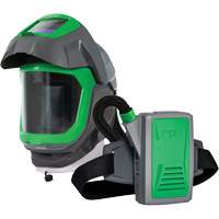 Masque de respirateur Z-Link avec joint de visage, visi&egrave;re & montage &agrave; ceinture, Respirateur &agrave; masque/Masque de soudage, Pile Lithium-ion GTA Hardware Inc