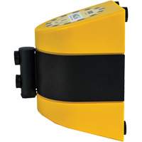 Syst&egrave;me de barri&egrave;re de s&eacute;curit&eacute; HAZLOK, Plastique, Fixation magn&eacute;tique, 30', Ruban Noir et jaune GTA Hardware Inc