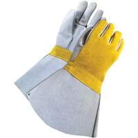 Lined Welder with 5" Cuff, Split Cowhide, Size One Size GTA Hardware Inc