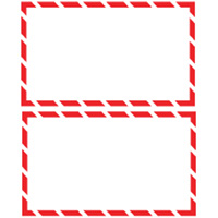 WHMIS Labels 200/Pkg, Paper, Roll, 4-3/4" L x 8-1/2" W GTA Hardware Inc