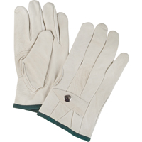 Gants de cordeur d'usage standard, Moyen, Paume Cuir fleur de vache GTA Hardware Inc
