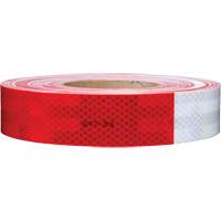 3M Scotchlite Diamond Grade Conspicuity Sheeting Series 985, 2" W x 12" L, Red & White GTA Hardware Inc
