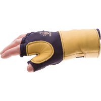 Gants de protection sup&eacute;rieure contre les impacts & les microtraumarismes r&eacute;p&eacute;t&eacute;s, main droite, Taille T-petit, Paume Cuir fleur GTA Hardware Inc