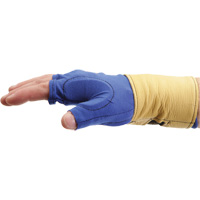 Doublure de gant sans doigts avec retenue au poignet, Taille T-petit, Paume Poly-coton GTA Hardware Inc