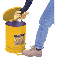 Oily Waste Cans, FM Approved/UL Listed, 21 US gal., Yellow GTA Hardware Inc