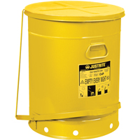 Oily Waste Cans, FM Approved/UL Listed, 21 US gal., Yellow GTA Hardware Inc