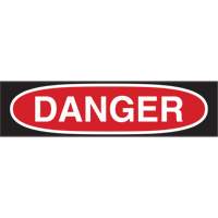 "Danger" Sign, 7" x 10", Polystyrene, English GTA Hardware Inc