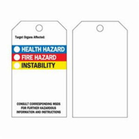 Self-Laminating Right-To-Know Tags, Polyester, 3" W x 5-3/4" H, English GTA Hardware Inc