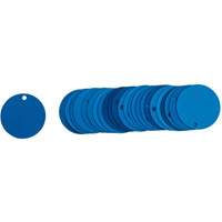 Blank Round Valve Tags, Aluminum, 2" dia GTA Hardware Inc