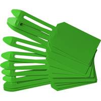 Blank Plastic Lock-On Tags, Plastic, 3-1/4" W x 5-4/5" H, Blank GTA Hardware Inc