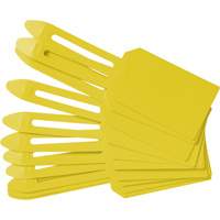 Blank Plastic Lock-On Tags, Plastic, 3-1/4" W x 5-4/5" H, Blank GTA Hardware Inc