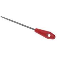 File with Red Handle, 8" L, Round, Bastard Cut GTA Hardware Inc