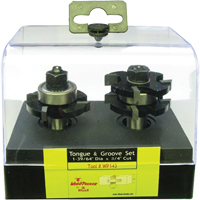 Jeux de fraises &agrave; rainures &amp; languettes &agrave; 4 cannelures GTA Hardware Inc