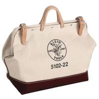 Sac d'outils robuste de 22 po, Toile, 1 pochettes, Brun/Naturel GTA Hardware Inc
