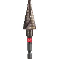 #3 Shockwave Impact Duty Step Drill Bit, 3/16" - 3/4" , 1/16" Increments, Titanium GTA Hardware Inc