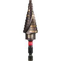 #4 Shockwave Impact Duty Step Drill Bit, 3/16" - 7/8" , 1/16" Increments, Titanium GTA Hardware Inc