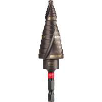 #8 Shockwave Impact Duty Step Drill Bit, 1/2" - 1" , 1/16" Increments, Titanium GTA Hardware Inc