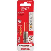 Shockwave Drill Bit, 1/16", Titanium, 5/8" Flute, 135° Point GTA Hardware Inc