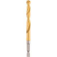 Shockwave Drill Bit, 5/16", Titanium, 2-39/64" Flute, 135° Point GTA Hardware Inc