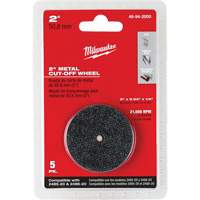 Disque &agrave; tronçonner pour meuleuse &agrave; angle droit M12 Fuel, 2" x 0,04", Arbre de 1/4", Type 1, Oxyde d'aluminium, 21000 Tr/min GTA Hardware Inc