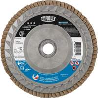Long Life C-Trim Flap Disc, 4-1/2" x 5/8"-11, Type 27, 40 Grit, Zirconia Alumina GTA Hardware Inc