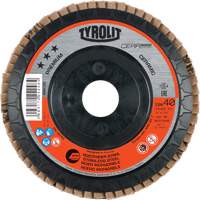 Flap Disc, 4-1/2" x 5/8"-11, Type 27, 40 Grit, Ceramic GTA Hardware Inc