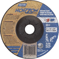 NorZon Plus SGZ Grinding Wheel, 4" x 1/8", 5/8" Arbor, Ceramic Alumina, Type 27 GTA Hardware Inc