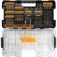 Jeu de 100 embouts et m&egrave;ches de visseuse FlexTorq TSTAK GTA Hardware Inc