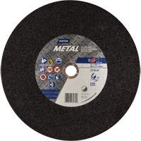 Metal A Chop Saw Cut-Off Wheel, 14" x 3/32", 1" Arbor, Type 01/41, Aluminum Oxide, 4365 RPM GTA Hardware Inc