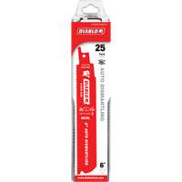 Reciprocating Blade for Auto Dismantling, Bi-Metal, 14-18 TPI, 6" L x 1" W GTA Hardware Inc