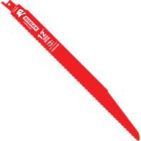 Reciprocating Blade for Thick Metal/Demolition, Bi-Metal, 8-10 TPI, 12" L GTA Hardware Inc