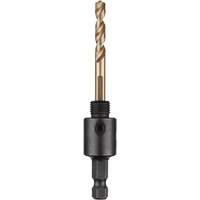 Scie-cloche petit filet avec tr&eacute;pan pilote au cobalt Hole Dozer, 0" - 1-3/16", 1/4" Tige GTA Hardware Inc