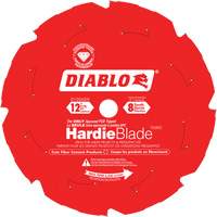 HardieBlade Cutting Saw Blade, 12", 8 Teeth, Fibre Cement Use GTA Hardware Inc