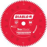Trex&reg; Blade Cutting Saw Blade, 12", 84 Teeth, Plastic/Composite Decking Use GTA Hardware Inc
